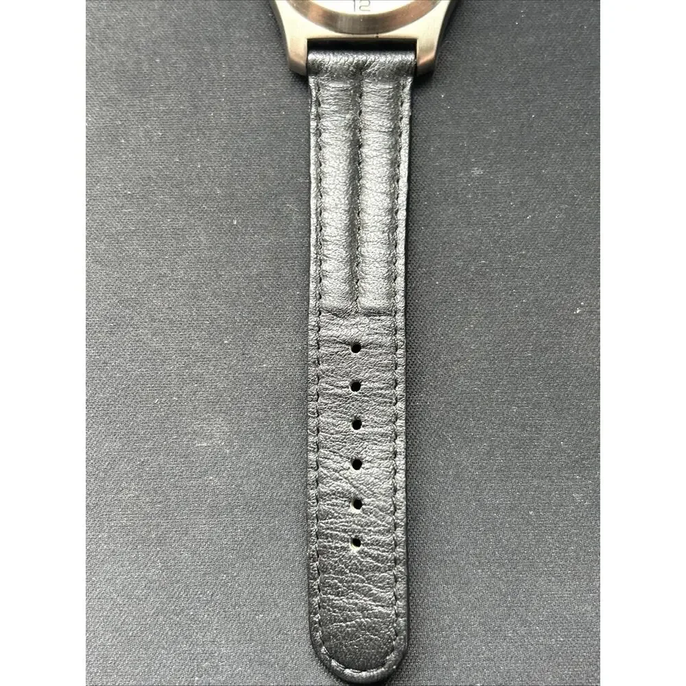 Drakkar Noir Silver Tone Black Band Men’s Quartz Watch